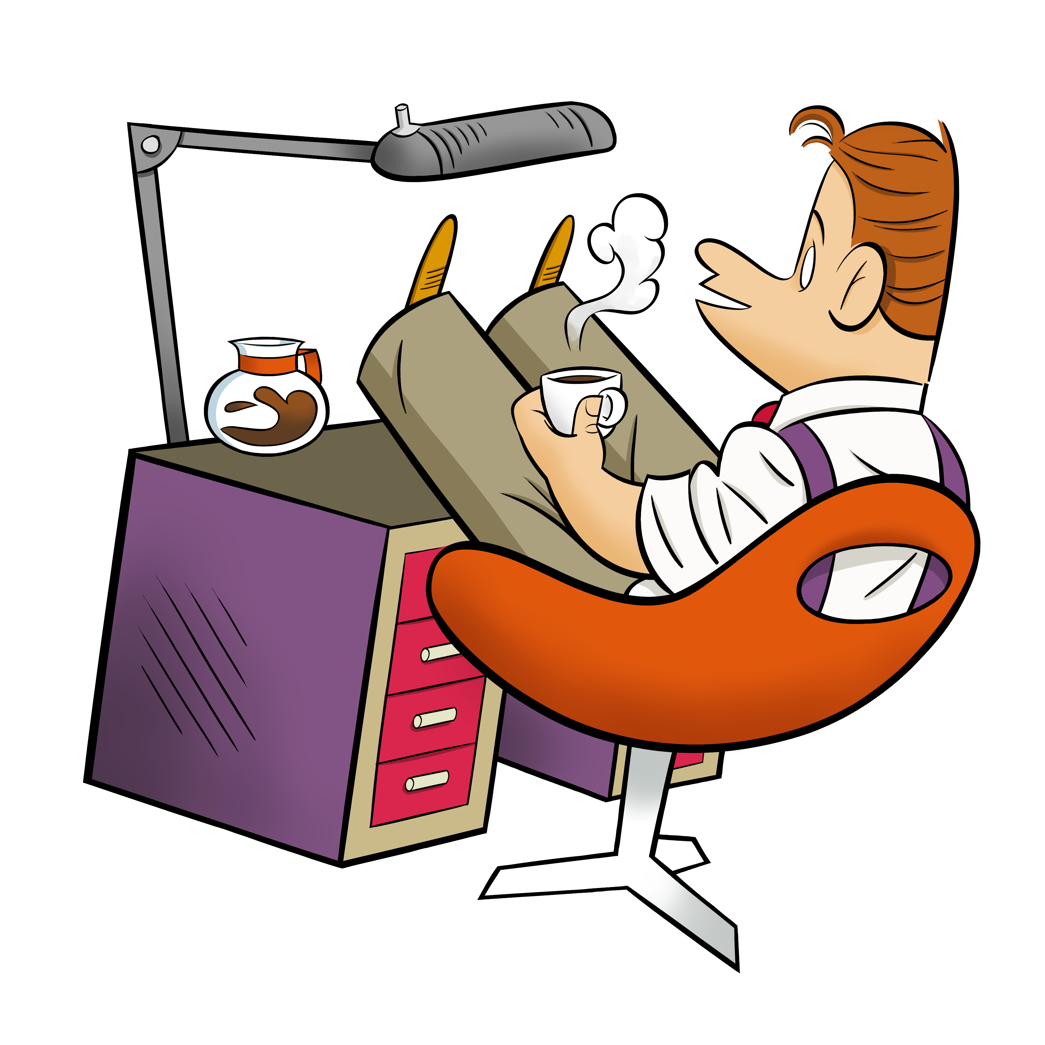 Ilustrace – postavička s kamerou